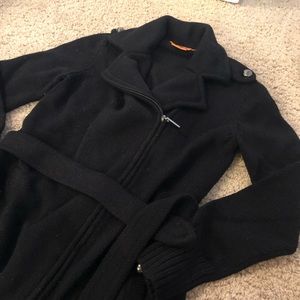Tory Burch Black Zipper Sweater